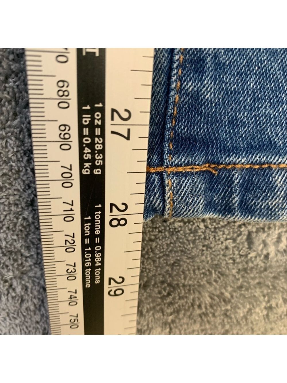 NWT! Twik Soul High Rise Straight Leg Size 28 Jeans Organic Cotton - Picture 5 of 12